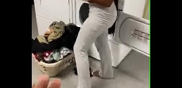  Face Fucked My Noisy Neighbors Babymom In The Laundry Room